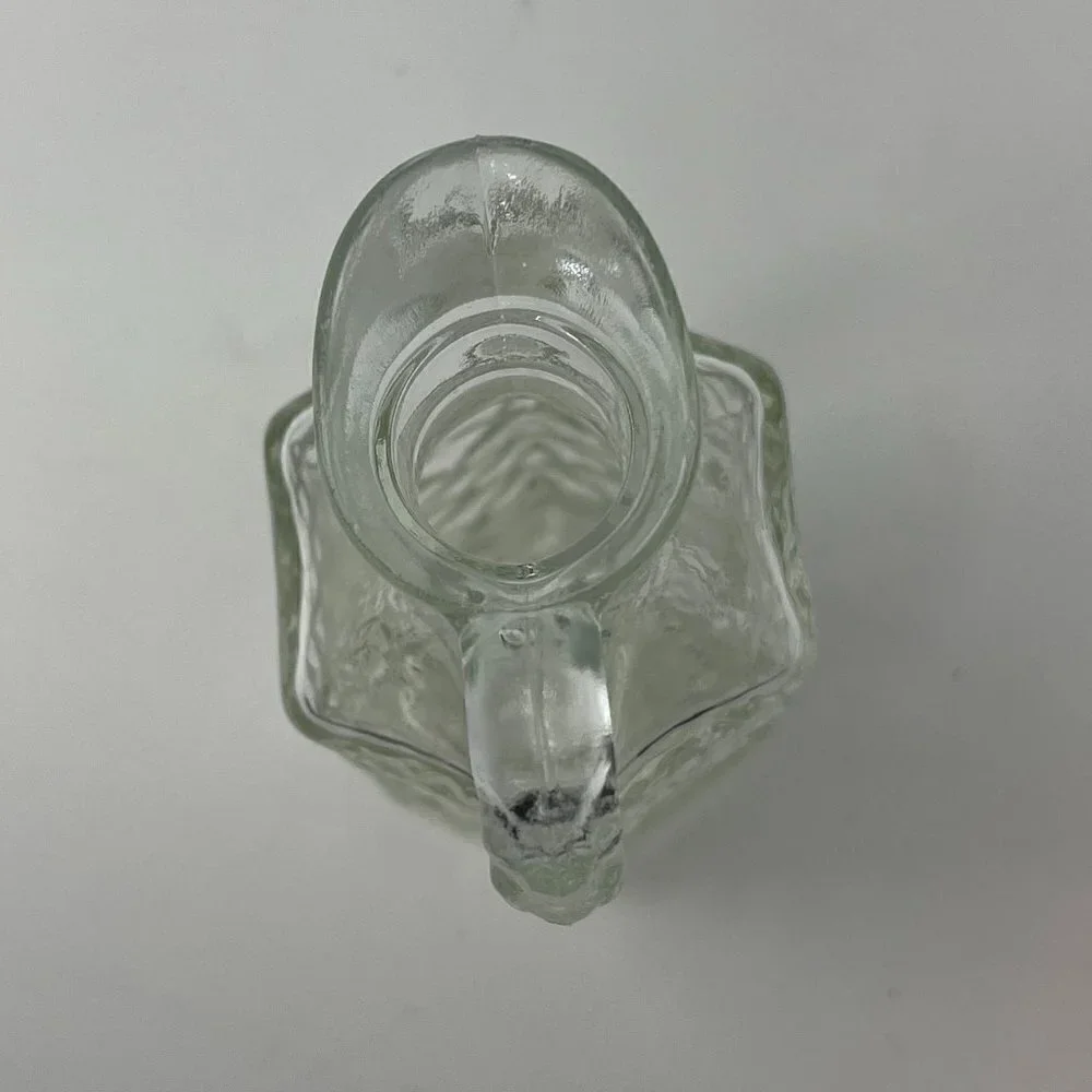 vintage anchor hocking wexford glass carafe pitcher clear
